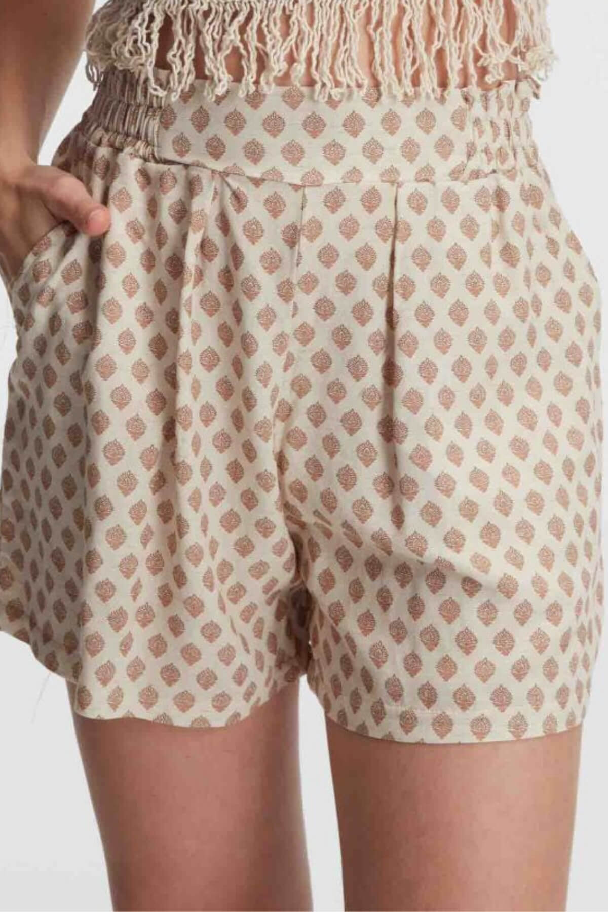 Sahara Glow Shorts & Kimono