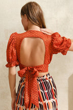 Sunset Ember Crop Top