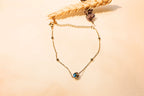 Minimalist gold-plated bracelet – a sleek and trendy way to ward off negative energy.
