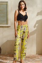 Comfortable and stylish lightweight kimono set in vibrant floral tones.