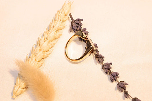Versatile white stone ring ideal for multiple styles